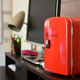 The Uber Chill Mini Fridge is retro and can be used for storing a few cans of soda or some high-end skincare products.